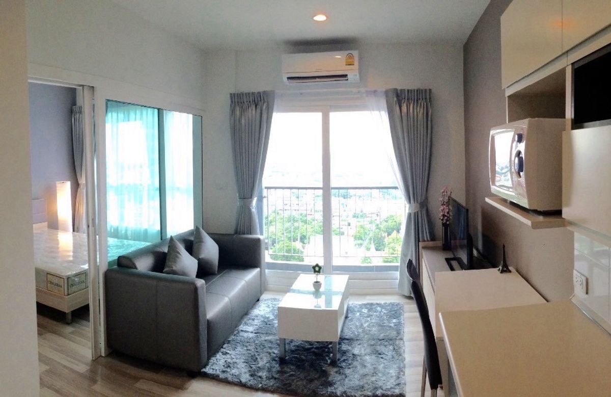 For RentCondoThaphra, Talat Phlu, Wutthakat : 🚅K0404 Condo for rent, The Keywut Kat 📞 Contact: 092-666-5617 (Jedt)