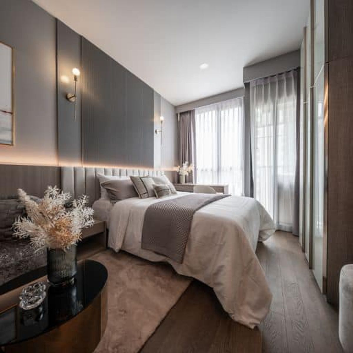 For SaleCondoRatchathewi,Phayathai : Park Origin Phayathai【𝐒𝐄𝐋𝐋 & 𝐑𝐄𝐍𝐓】🔥New room, beautifully decorated, luxurious, and decorated in warm gray tones. Near ARL/BTS Phaya Thai. 🔥  Contact Line ID: @hacondo