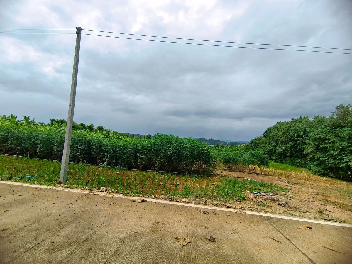 ขายที่ดินกาญจนบุรี : ขาย ที่ดินเปล่า  3 ไร่ 151.2 ตร.ว. ใกล้เขื่อนศรีนครินทร์ ท่ากระดาน ศรีสวัสดิ์ รายล้อมด้วยธรรมชาติและแหล่งท่องเที่ยว ติดถนนสาธารณะ 