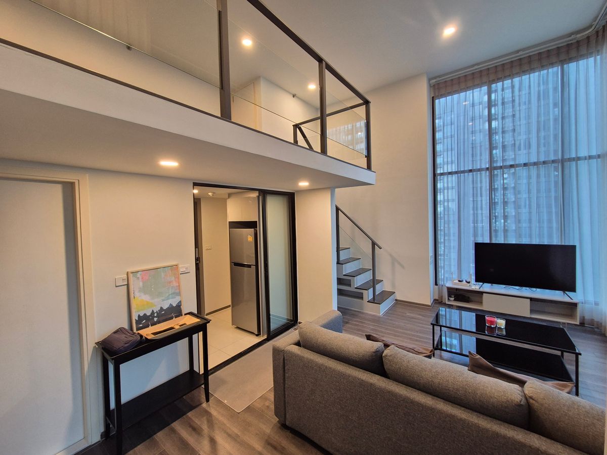 ให้เช่าคอนโดพระราม 9 เพชรบุรีตัดใหม่ RCA : ✅️( DUPLEX 2 Bedroom!! ) ห้องใหญ่ 55 ตรม. Knightsbridge Space Rama 9 ใกล้ MRT พระราม 9 และเซนทรัล พระราม 9