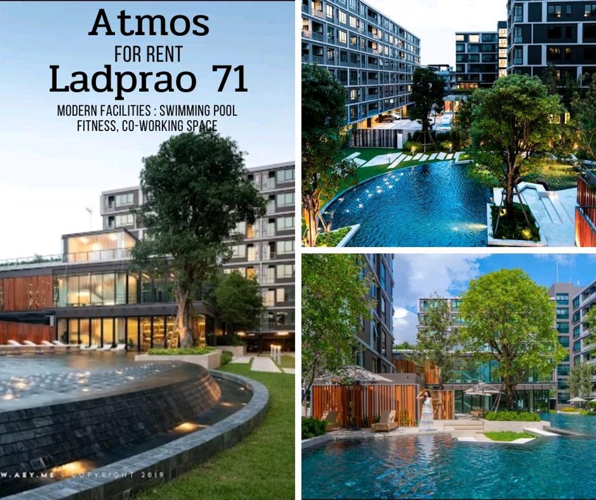 ให้เช่าคอนโดโชคชัย4 ลาดพร้าว71 : Atmos Ladprao71