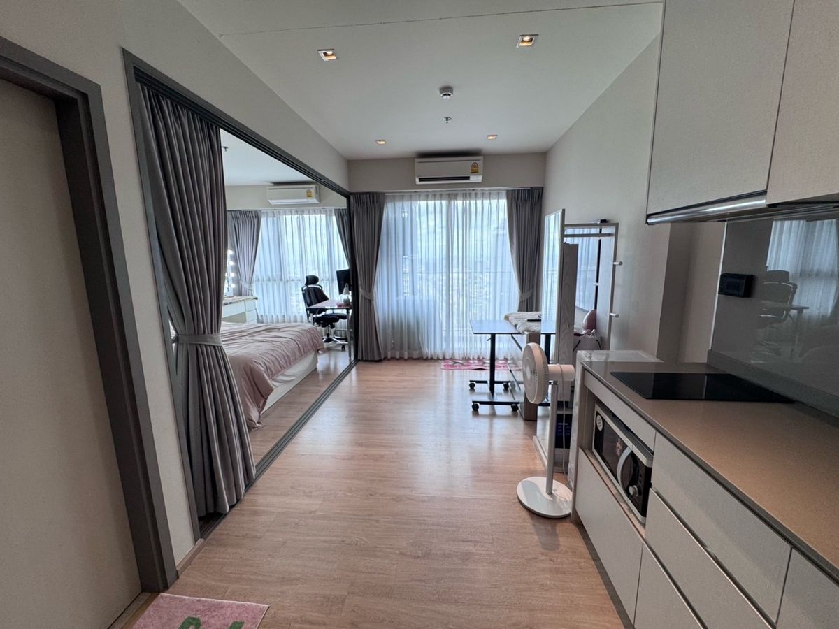 For RentCondoThaphra, Talat Phlu, Wutthakat : 🚅W0556 Condo for rent, Wysz Dom Ratchada-Tha Phra 📞 Contact: 092-666-5617 (Jedt)