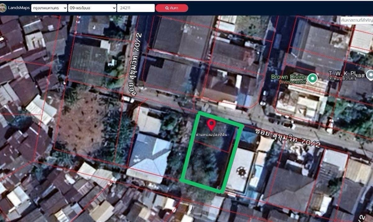 For SaleLandBangna, Bearing, Lasalle : Land for sale in Bangna 200 square wah, Soi Sukhumvit 70/2, enter the alley, not deep near the BTS Line, Udomsuk Station 750 meters and near Bangkok Mall, Bangna intersection.