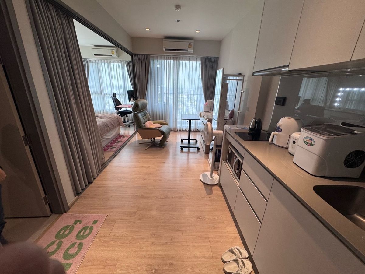 For RentCondoThaphra, Talat Phlu, Wutthakat : 🚅W0556 Condo for rent, Wysz Dom Ratchada-Tha Phra 📞 Contact: 092-666-5617 (Jedt)