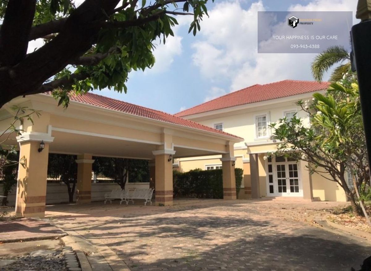 For SaleHousePathum Thani,Rangsit, Thammasat : Ladawan Lakoon Rangsit | Detached houses #2025082211484