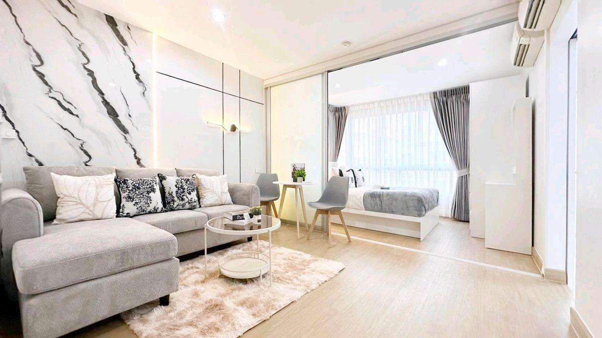 For SaleCondoKasetsart, Ratchayothin : 🌳 Good condo, location in the center of the city near Plaza Lagoon, worth more than anyone else! 🏢 Double U Condominium Ladprao-Wang Hin 🌳