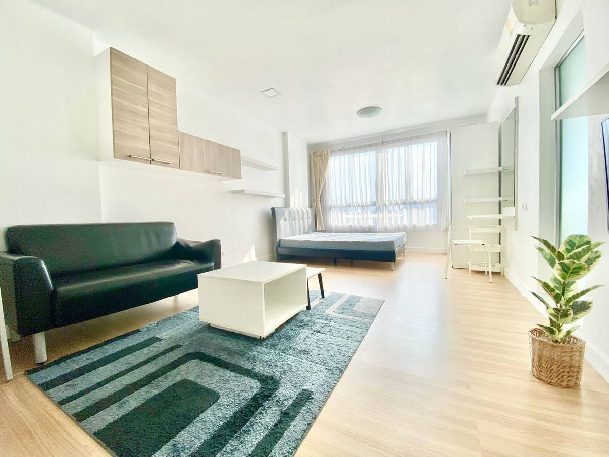 คอนโดเสรีไทย-นิด้า : D Condo Ramkhamhaeng 64 (Low-rise) ห้อง Studio 29 sq.m #ตกแต่งพร้อมอยู่ 