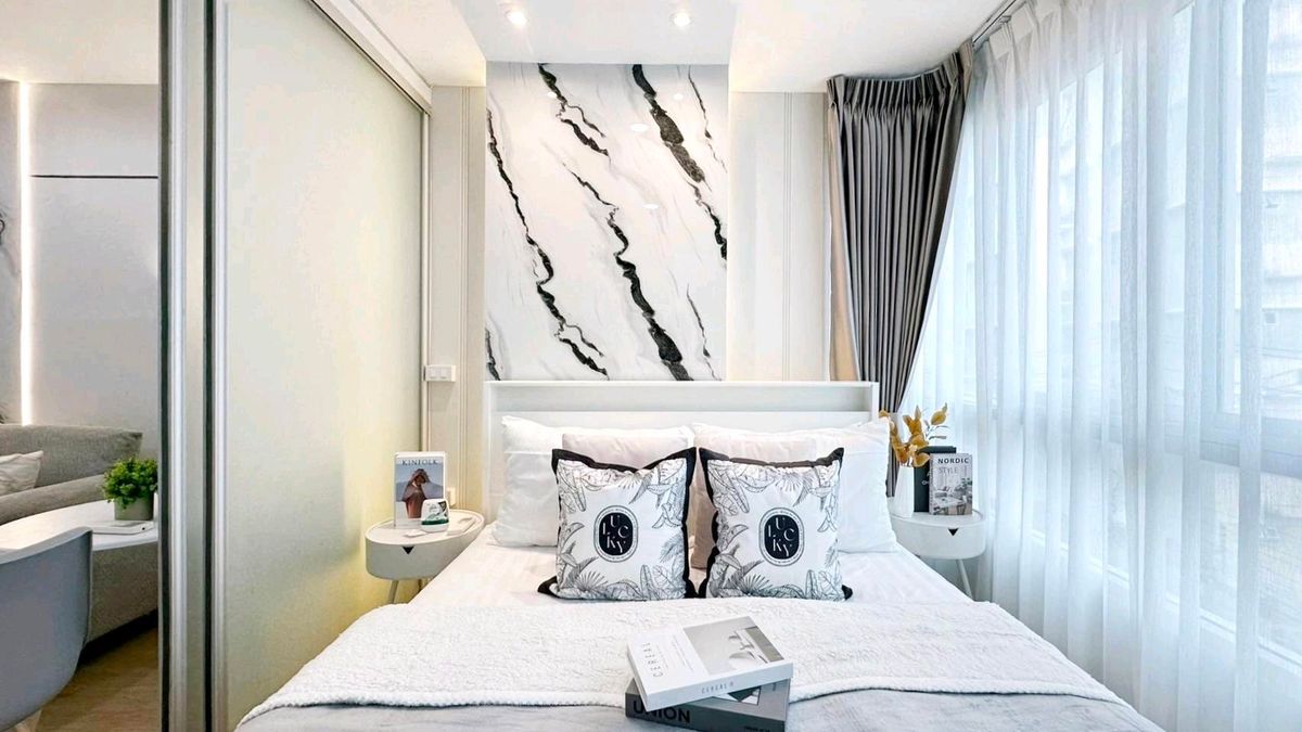 For SaleCondoKasetsart, Ratchayothin : 🌳 Good condo, location in the center of the city near Plaza Lagoon, worth more than anyone else! 🏢 Double U Condominium Ladprao-Wang Hin 🌳