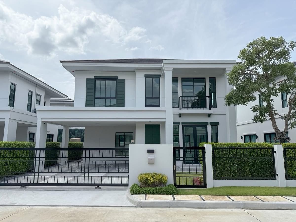 For SaleHouseNawamin, Ramindra : 🏡 Setthasiri Watcharapol-Theprak 4 bedrooms, 4 bathrooms, 205 sq.m., only 14.3 million appointments. Watch 📲 095-9299924 (K. Benz)