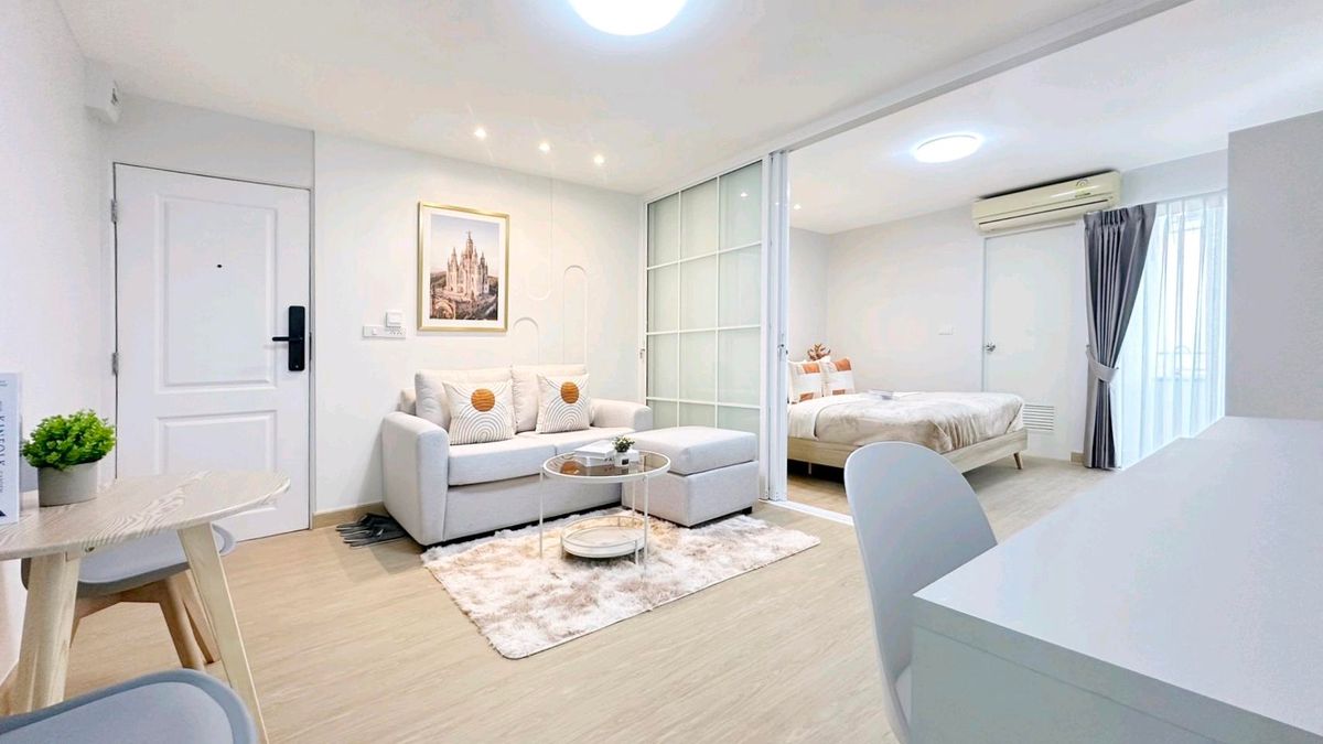 ขายคอนโดโชคชัย4 ลาดพร้าว71 : 《เลี้ยงสัตว์ดั้ย》🐱🐶🐈🦊ห้องมุม 2 ระเบียง 33 sqm jw suite โชคชัย 4 พร้อมอยู่