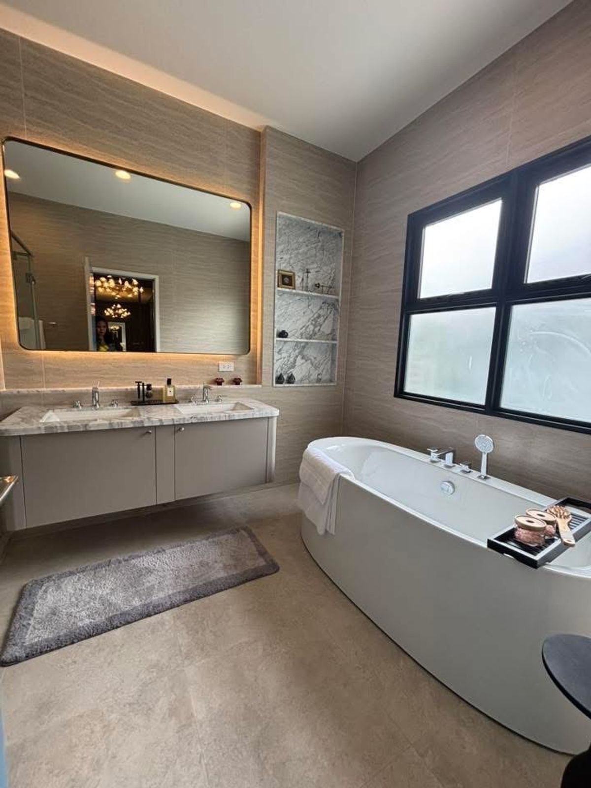 For SaleHousePattanakan, Srinakarin : The largest luxury in the project & quot; Narin Siri Krungthep Kreetha & quot; Only 1 kilometer to Brighton College