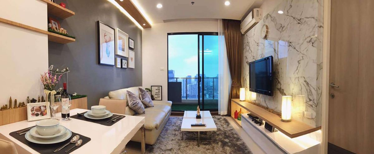 For RentCondoRama9, Petchburi, RCA : Ready to move 1 bed 1 bath condo for rent Supalai Premier @ Asoke