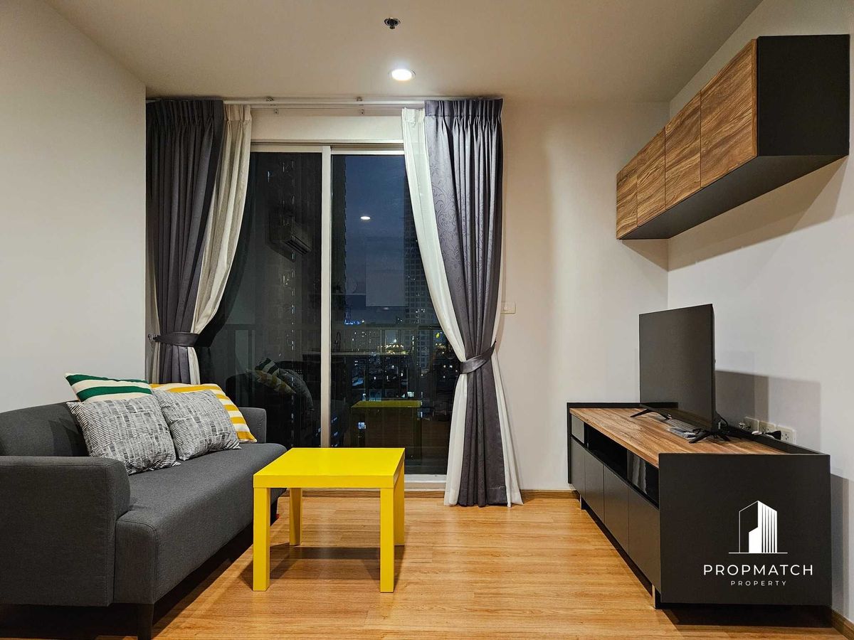 For RentCondoOnnut, Udomsuk : ✨Flash Deal ✨The Base Sukhumvit 77 (1Bed 1Bath 35.03SQM.) Completely decorated !! Only 18,000 baht per month Tel.0981315848 @PropMatch