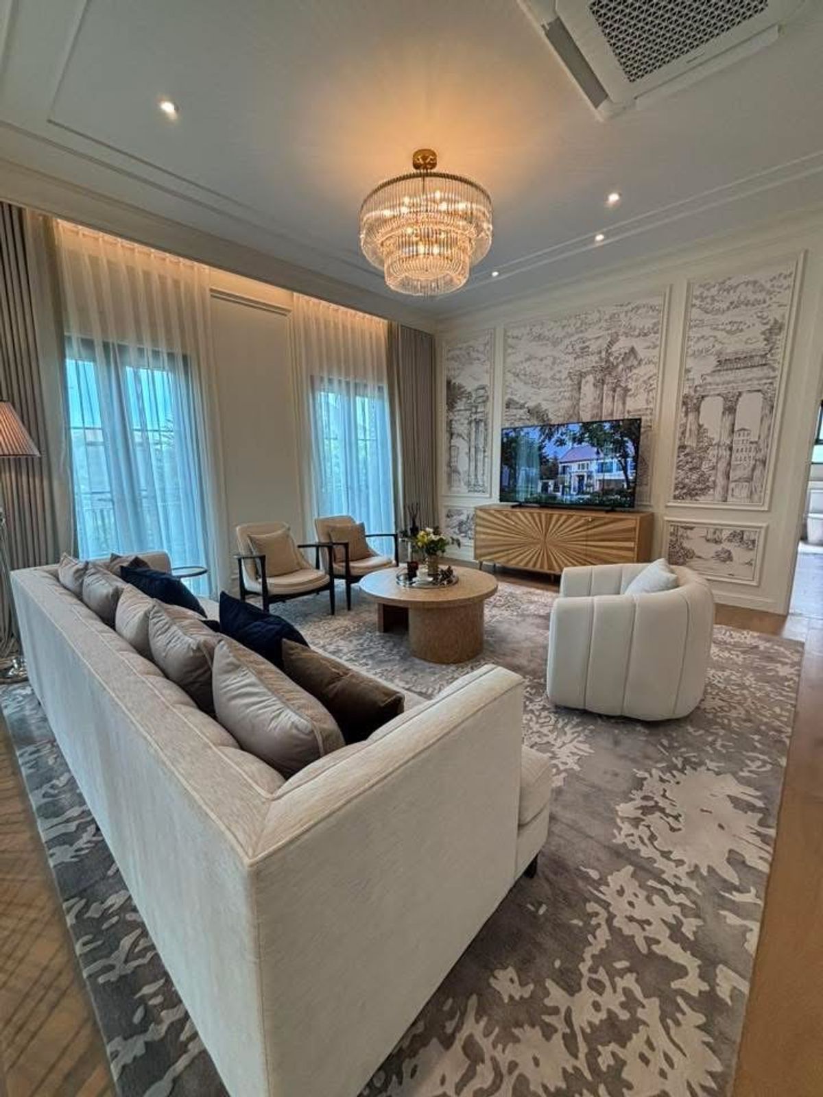 For SaleHousePattanakan, Srinakarin : The largest luxury in the project & quot; Narin Siri Krungthep Kreetha & quot; Only 1 kilometer to Brighton College