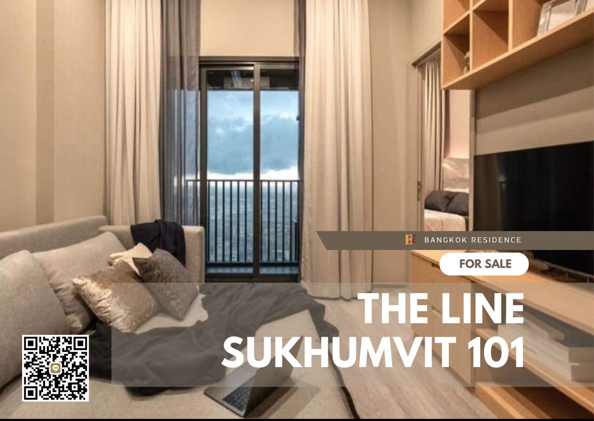 คอนโดอ่อนนุช อุดมสุข : For Sale/Rent ✨THE LINE SUKHUMVIT 101✨ห้องสวย ชั้นสูง เฟอร์นิเจอร์ครบ ใกล้ BTS ปุณณวิถี🚆 By Faii AG 083-915-4232