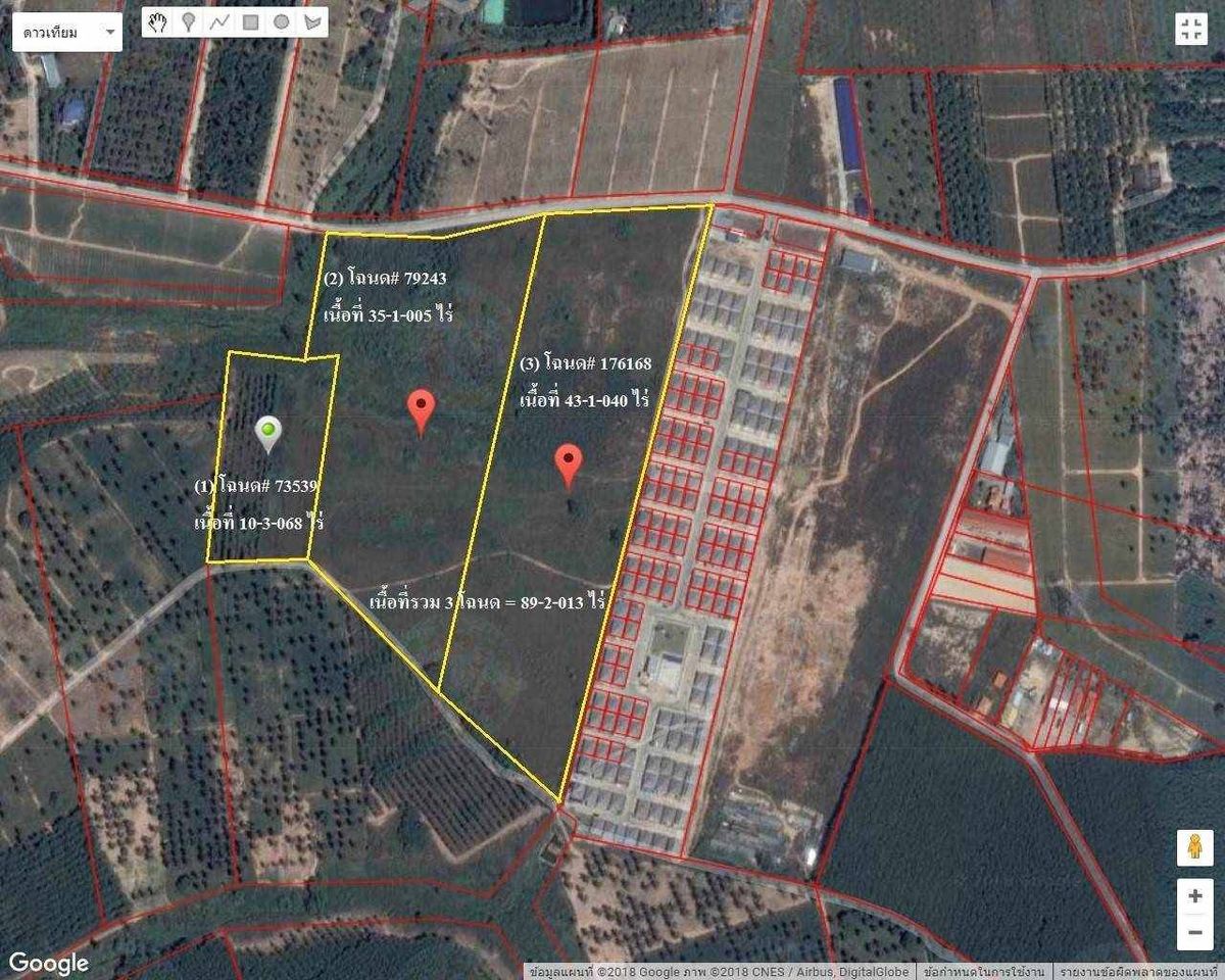For SaleLandPattaya, Bangsaen, Chonburi : Special discount !! Land 89-2-13 Rai, Golden Location, Bo Win Subdistrict, Si Racha District, Chon Buri Province, near Robinson, Big C Makro Lotus