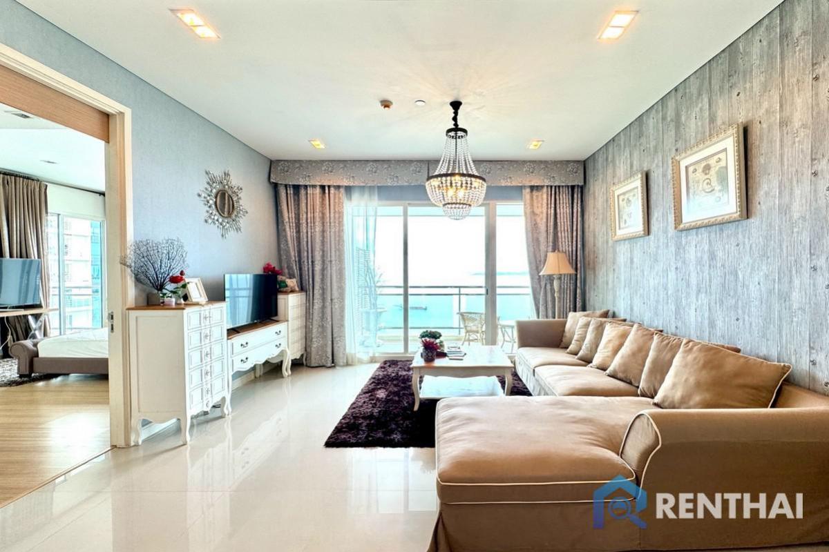 For SaleCondoPattaya, Bangsaen, Chonburi : For Sale Luxury Beachfront Condo 2 Bedrooms |103 sq.m. Stunning Sea View from the 40th Floor