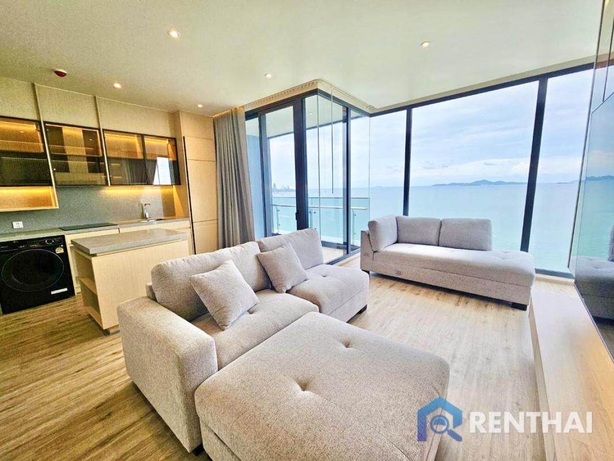For RentCondoPattaya, Bangsaen, Chonburi : Luxury Seaview Condo for Rent @ Arom Wongamat | 2 Bedroom Panoramic Ocean View – Fully Furnished
