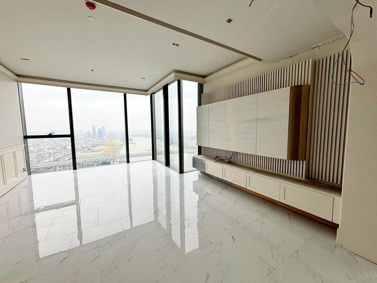 ขายคอนโดพระราม 3 สาธุประดิษฐ์ : ขาย Penthouse Duplex Canapaya Residence พระราม 3 308 ตร.ม. วิวแม่น้ำเจ้าพระยา