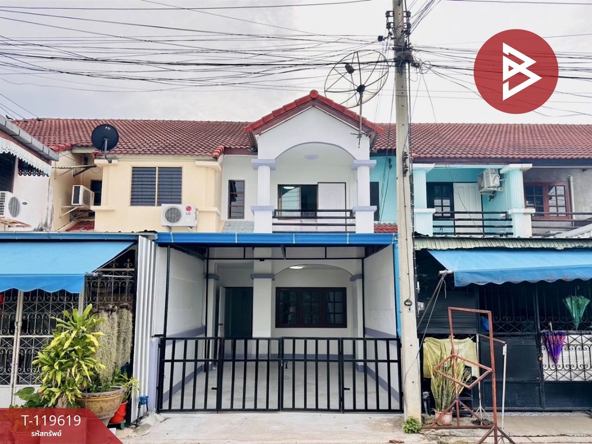 For SaleTownhomeRatchaburi : Townhouse for sale Thanthip Village, Ratchaburi, ready to move in