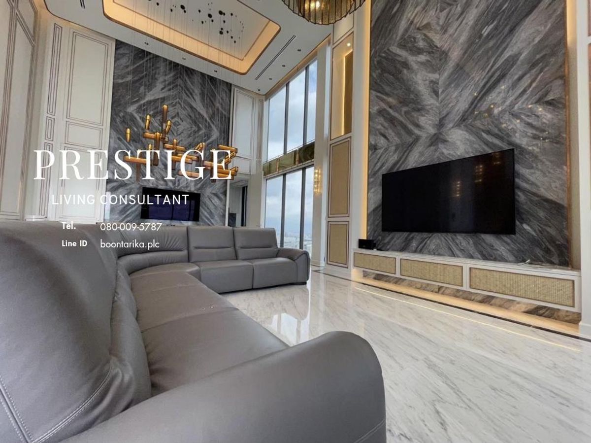 คอนโดพระราม 9 เพชรบุรีตัดใหม่ RCA : 📌For RENT & SELL เช่า และ ขาย | The Esse at Singha Complex - 3BR Duplex Penthouse (244 sqm) 500,000 THB / 125,000,000 THB