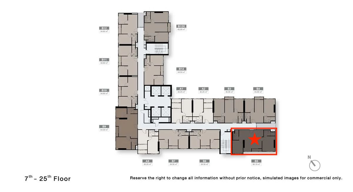 For SaleCondoAri,Anusaowaree : (Owner selling itself) Noble Nue Evo Ari, a large 2 Bed Rare room, very high view.