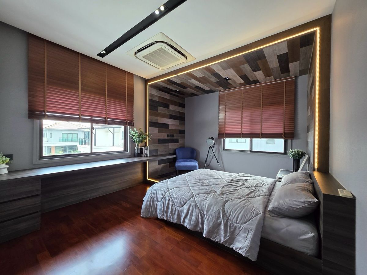 HousePattanakan, Srinakarin : For sale / #for rent — Grand Bangkok Boulevard Rama 9 Flagship Residence, the most potential location on Krungthep Kreetha Road — only 50 meters from Wellington College Bangkok.