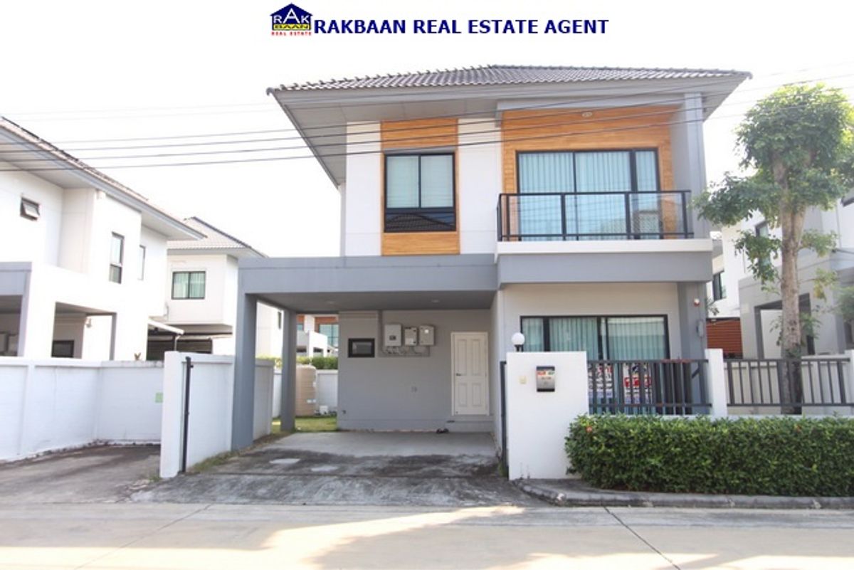 For RentHouseNawamin, Ramindra : Rent a house, Sena Park Ville Ram Inthra-Ring Road 46.1 sq.w. 3 bedrooms, 3 bathrooms, built-in, beautiful, complete with