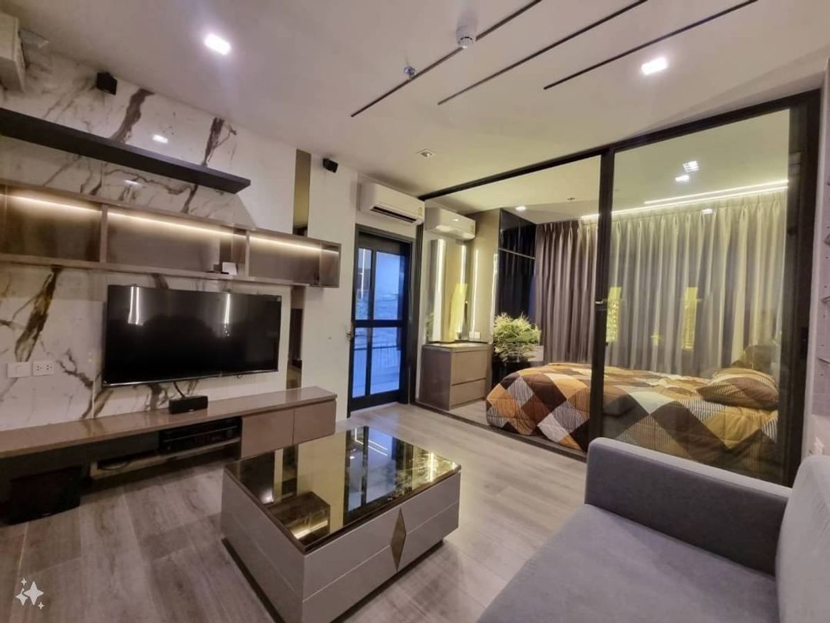 For RentCondoRattanathibet, Sanambinna : Condo for rent, The Poly, Tan Aqua, 31 sq.m., 43th floor (river view)