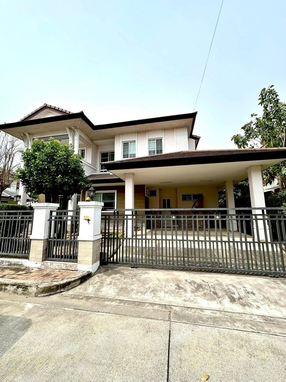 For SaleHouseSamut Prakan,Samrong : P0216 Modern Family Home in “Nantawan Srinakarin” – 2-Storey, 375 SQM Living Space, Premium Location Near Expressway