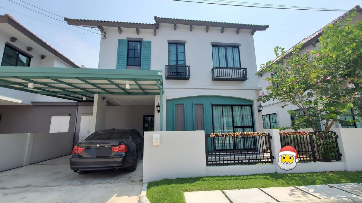 For RentMin Buri, Romklao : 🏡 Rent a 2 -story twin house, brand new, brand new Anasiri Ramkhamhaeng Project (Lat Krabang), beautiful house, quiet, suitable for families Especially foreign tenants Ready to move in immediately