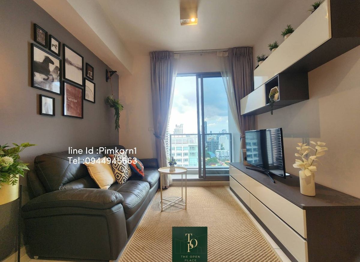ให้เช่าคอนโดสุขุมวิท อโศก ทองหล่อ : The Lofts Ekkamai <<1 Bedroom For Rent>>📍Location: 300m. to BTS Ekkamai :Fully Furnished