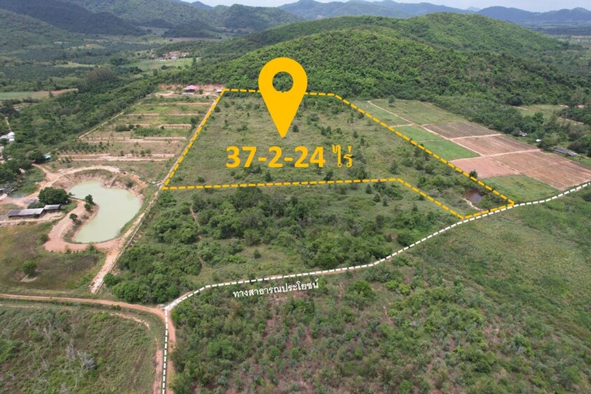 For SaleLandHuahin, Prachuap Khiri Khan, Pran Buri : 38 rai of land for sale, beautiful view, next to the Nong Plub Subdistrict, Hua Hin District (2,500 baht/sq.