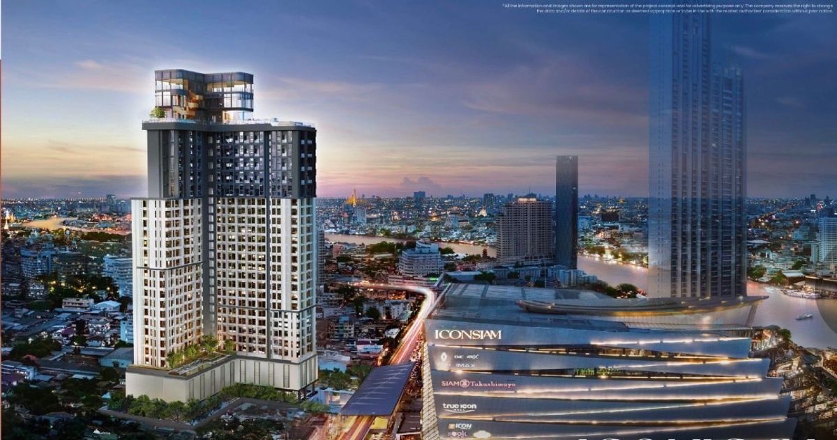 Sale DownCondoWongwianyai, Charoennakor : (Owner selling by themselves) 2 bedrooms, Rare Unit, the best price in the project Currently, this position is all out.