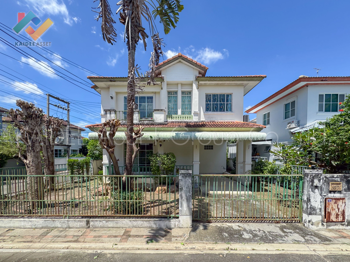 For SaleHousePathum Thani,Rangsit, Thammasat : Chaiyapruek Village, Ratchaphruek-345 | Single House, Bang Khu, Cheap Temple