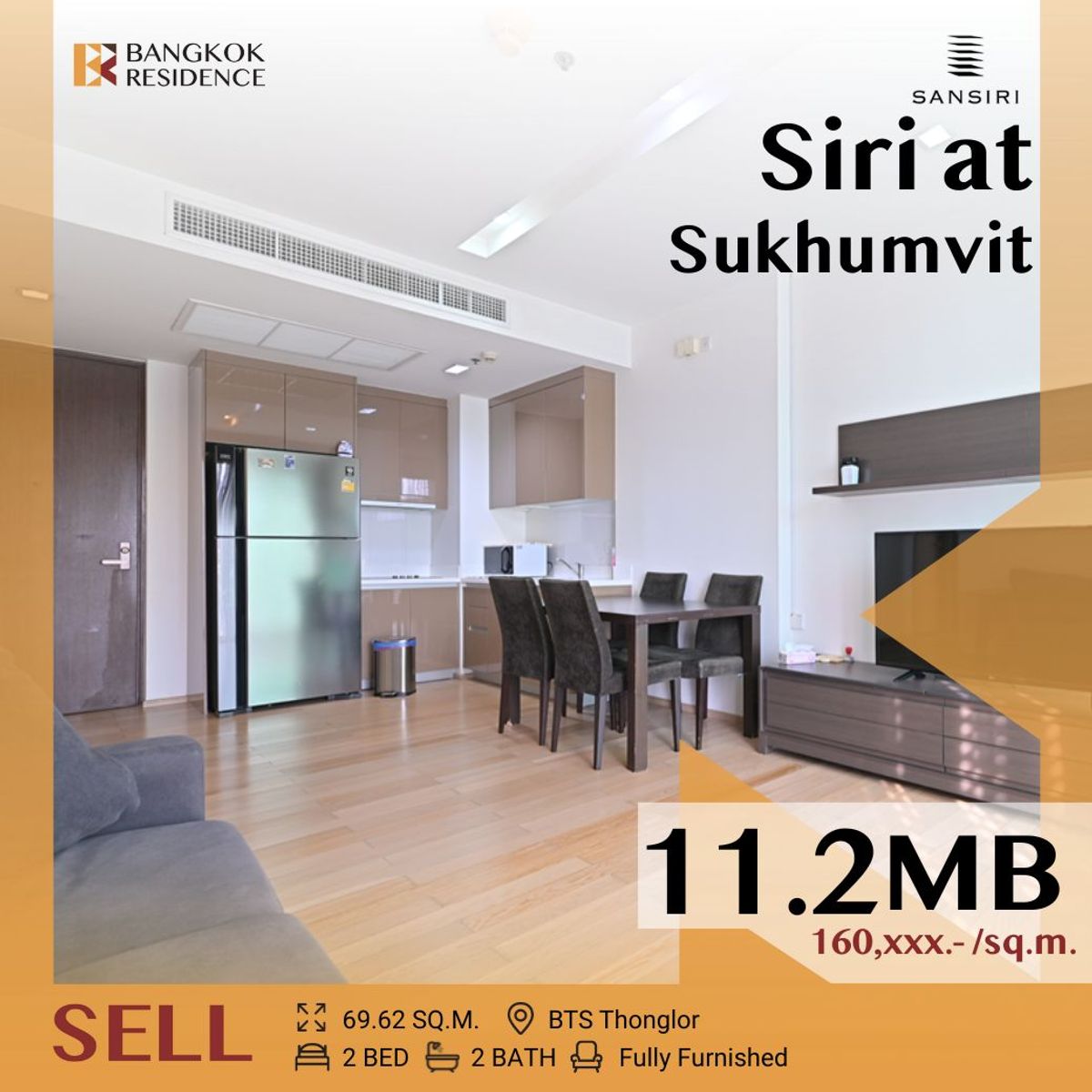ขายคอนโดสุขุมวิท อโศก ทองหล่อ : 🔆HQ by Sansiri is a high-rise condo , CBD area near BTS Thong Lo