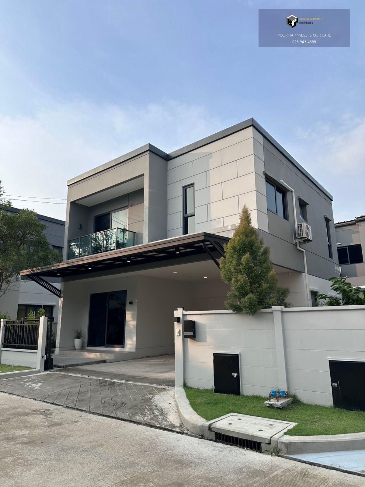 For SaleHouseBangna, Bearing, Lasalle : Centro Bangna | Two -story detached house There is an area around the house. #2025082511495