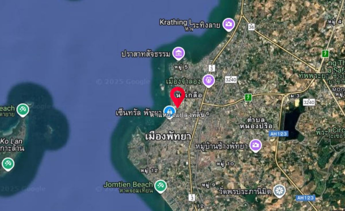 For SaleLandPattaya, Bangsaen, Chonburi : Pattaya Land 2, 400 meters away from Pattaya / (Sell), Land Pattaya Sai 2 400 m. From Pattaya / (For Sale) MN055