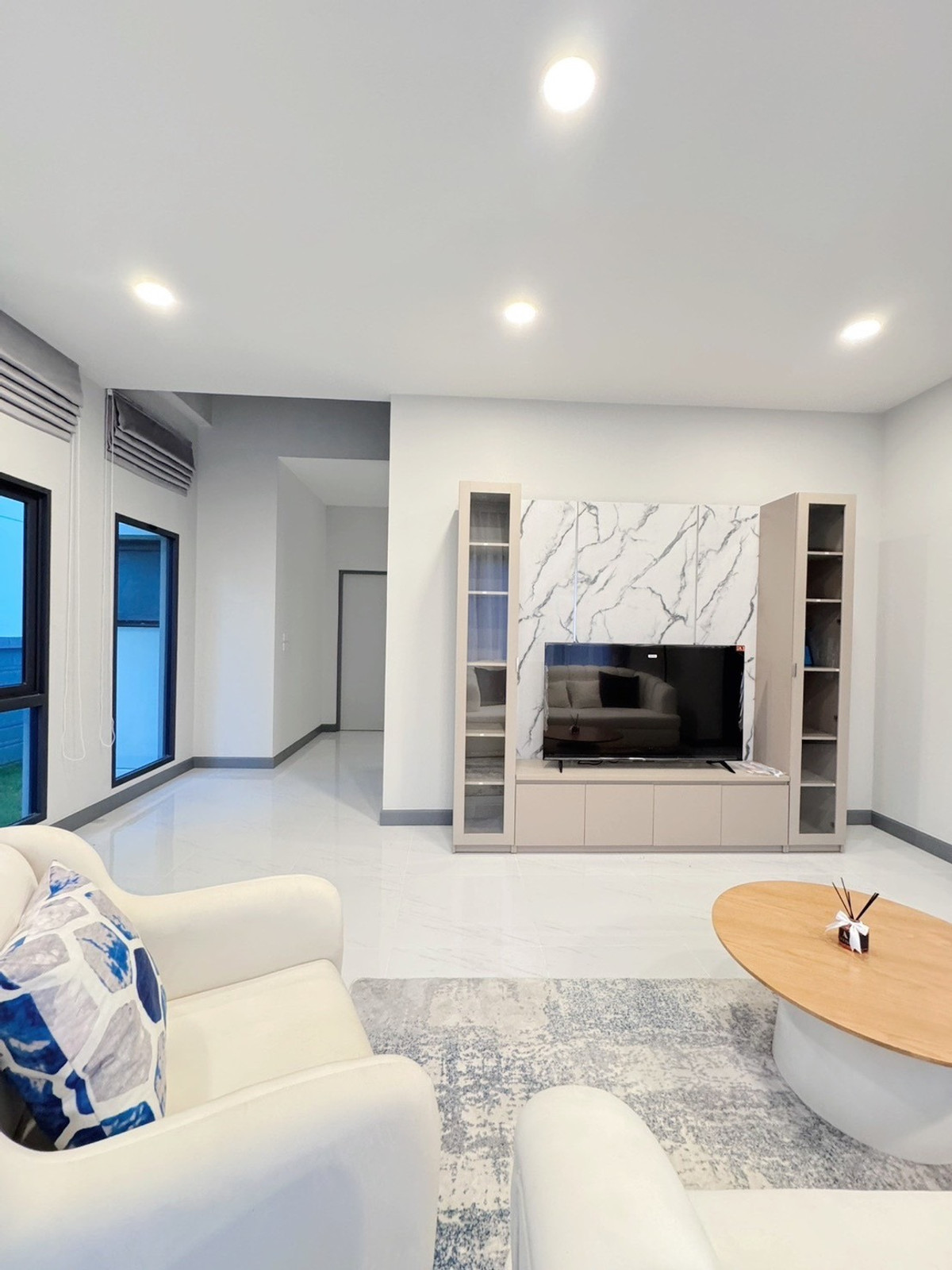 🏡 For rent, The City Bangna, 2-story luxury detached house, near Mega Bangna, convenient travel, very good location. Loading...