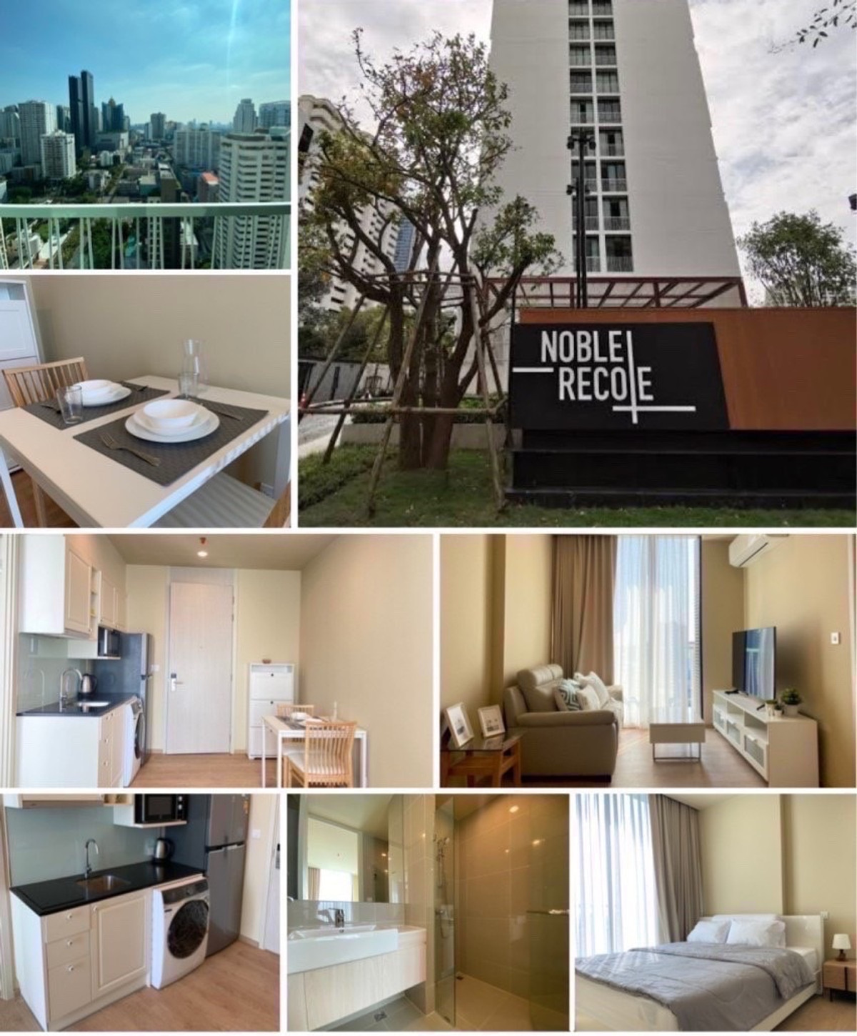 ให้เช่าคอนโดสุขุมวิท อโศก ทองหล่อ : ให้เช่า คอนโด Noble Recole Sukhumvit 19 ในซอยสุขุมวิท 19 
