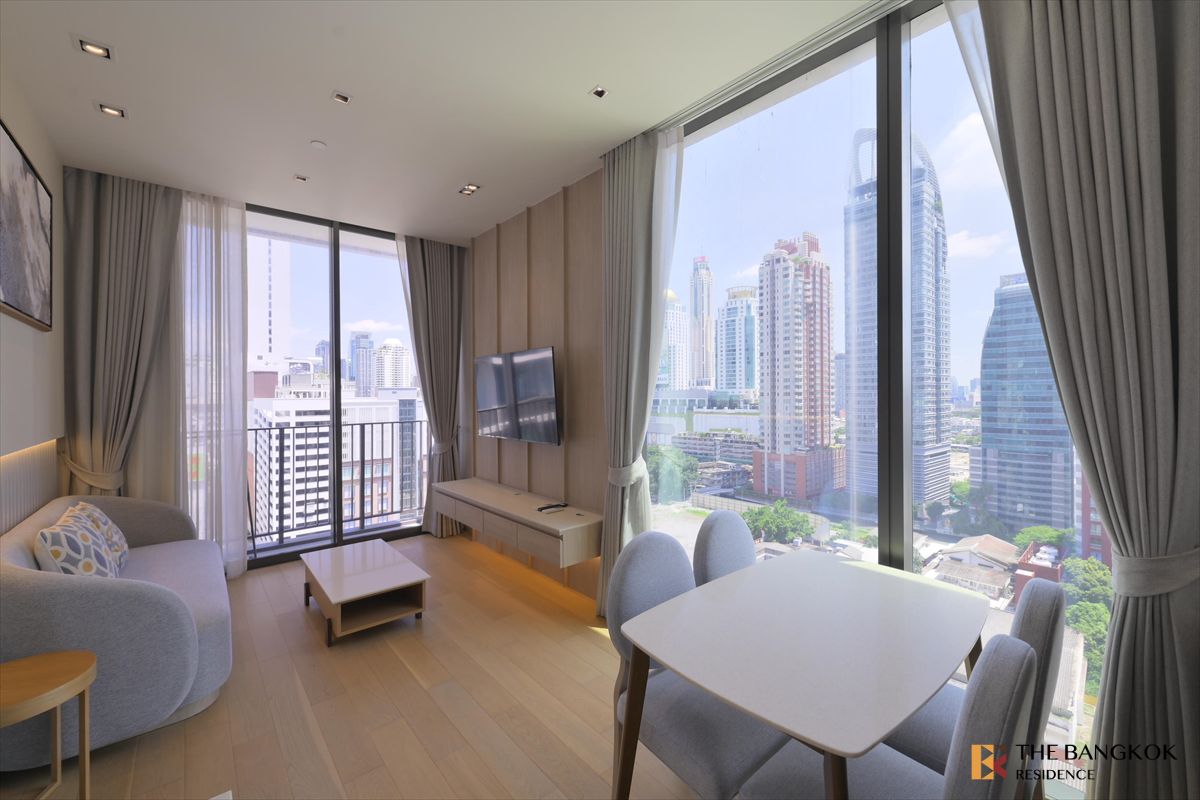 For RentCondoWitthayu, Chidlom, Langsuan, Ploenchit : 🔥 Urgent rent 🔥 Condo 28 Chidlom 1 bedroom, 44 sq.m., 12A, Luxury style decorated in the heart of the city near BTS Thonglor by Pang