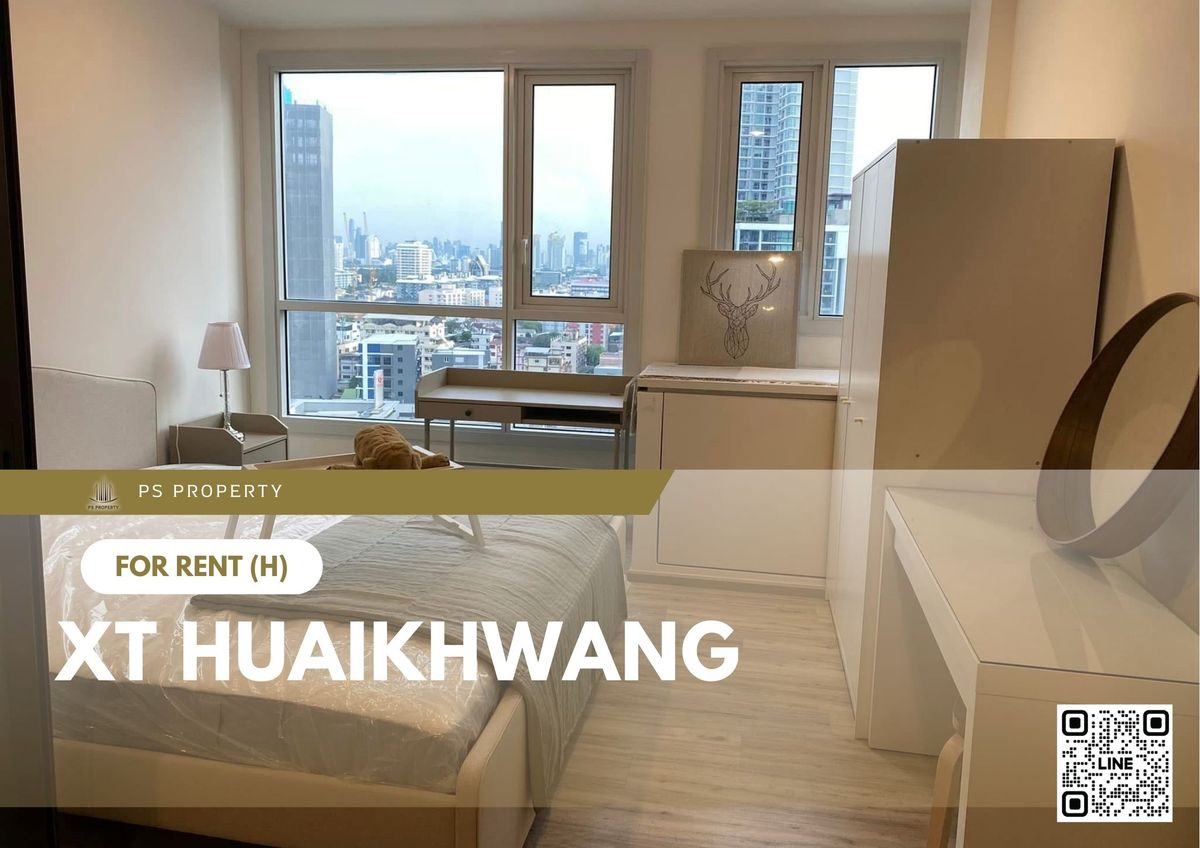 For RentCondoRatchadapisek, Huaikwang, Suttisan : For rent 📍 XT HUAIKHWANG 📍 Fully furnished and equipped, near BTS Huai Khwang