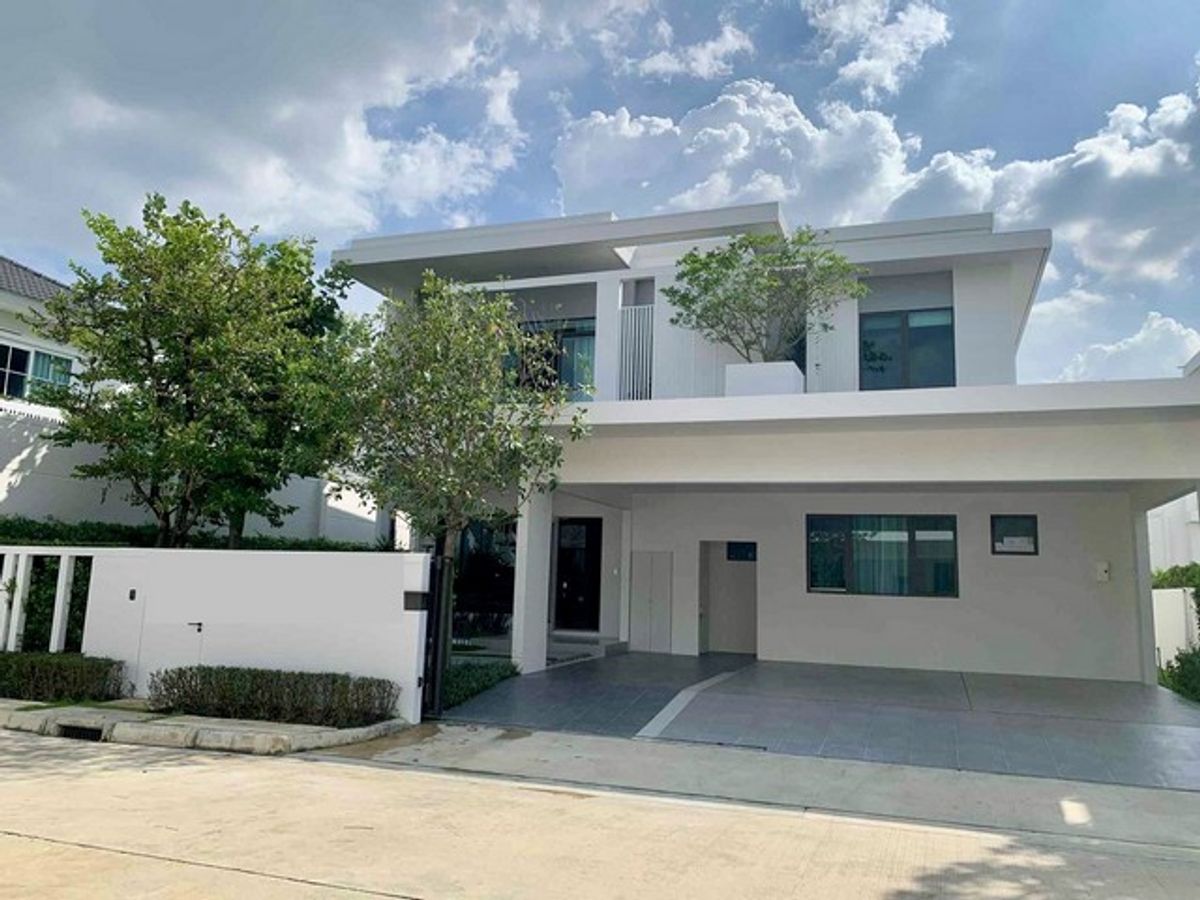 ให้เช่าบ้านสมุทรปราการ สำโรง : HR2798ให้เช่าบ้านเดี่ยว 2 ชั้น หมู่บ้านมัณฑนา กม.15 พร้อมอยู่ ใกล้สนามบินสุวรรณภูมิ เดินทางสะดวก