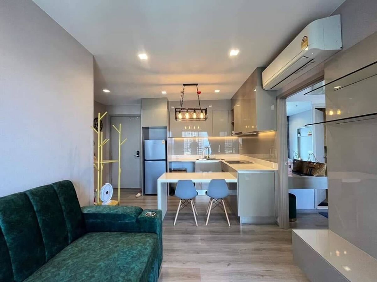 For RentCondoRattanathibet, Sanambinna : 🤝 Co-Agent Condo for rent The Politan Rive | 52 sq.m. | 2 bedrooms, 2 bathrooms, rent 24,000 baht/month