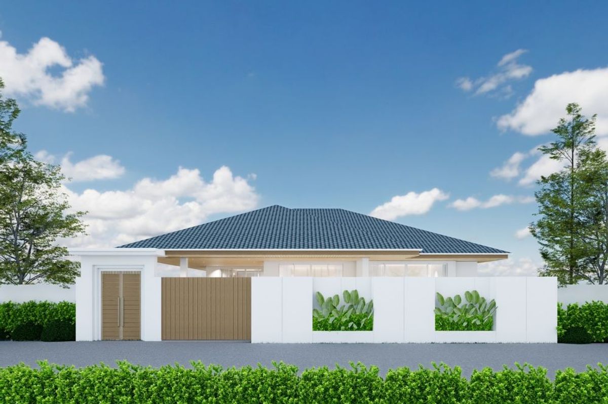 ขายบ้านภูเก็ต : ขาย Pool Villa หมู่บ้านสวนเนรมิต 5 ตกแต่งครบ ใกล้Robinson Lifestyle Thalang เพียง 5 นาที 