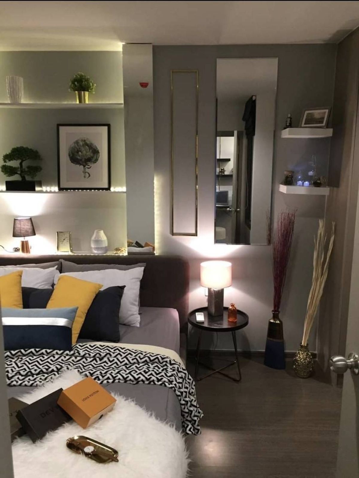 For RentCondoOnnut, Udomsuk : The built -in room is very beautiful, 1 bedroom rental, 1 bathroom, IDO Sukhumvit 93