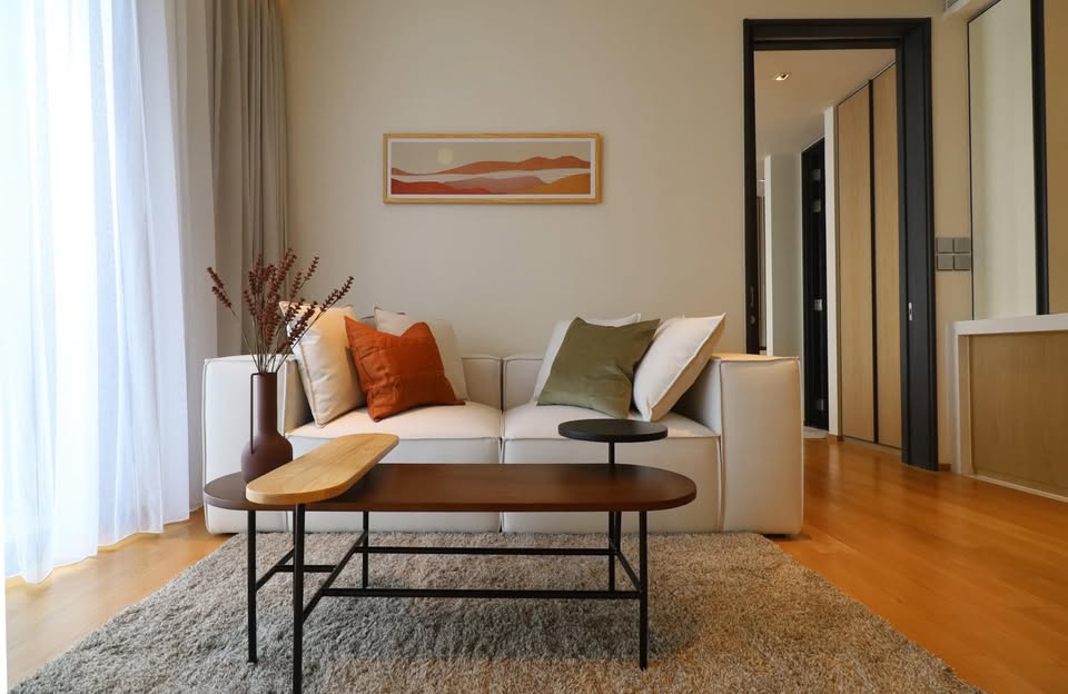 For RentCondoSukhumvit, Asoke, Thonglor : 🔥Urgent for rent🔥Beatniq Sukhumvit 32, fully furnished, cozy decoration, 200 meters from BTS Thonglor.