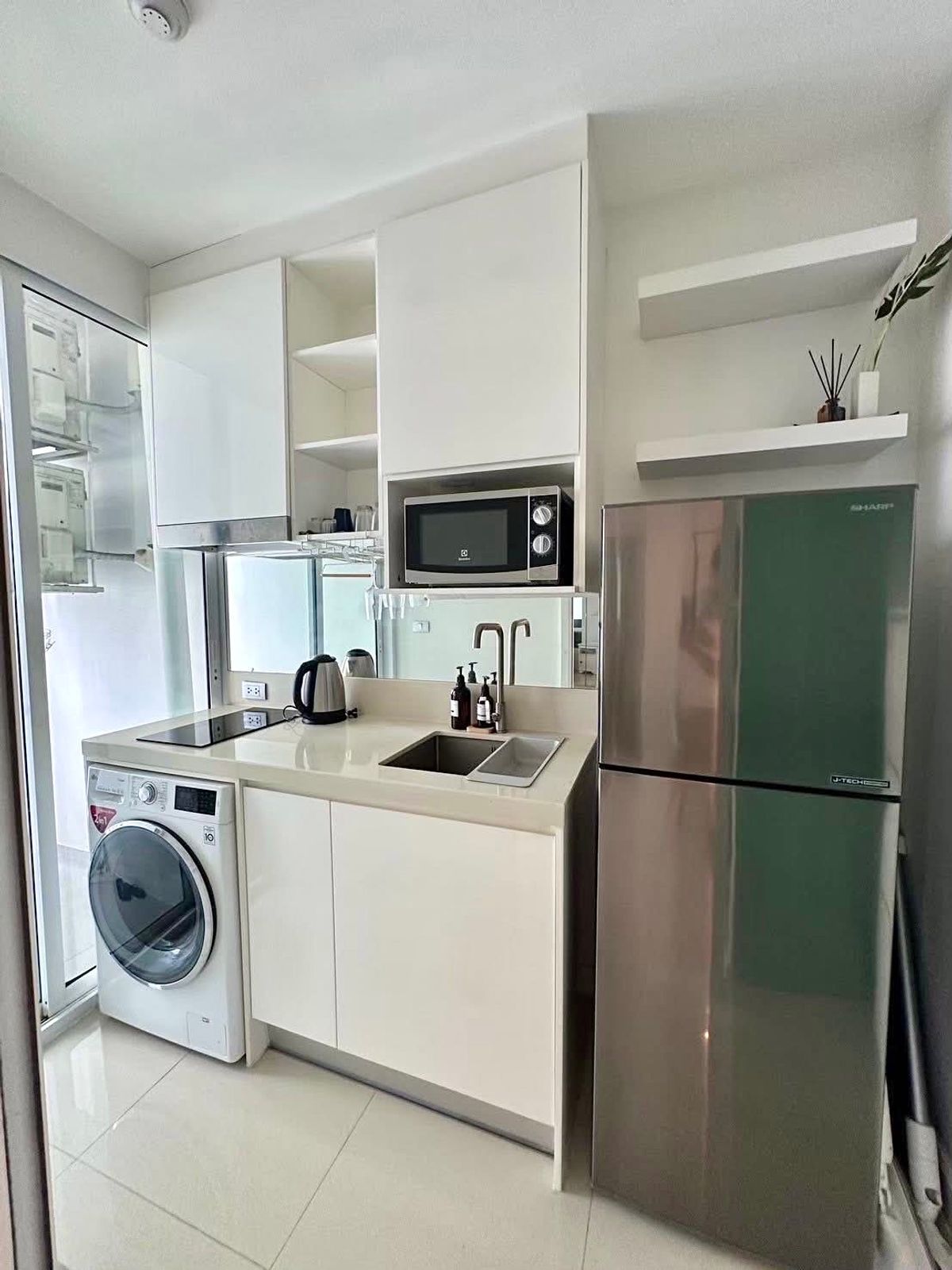 For RentCondoOnnut, Udomsuk : For rent ✨ The Sky Sukhumvit ✨ near BTS Udomsuk, fully furnished and equipped with appliances