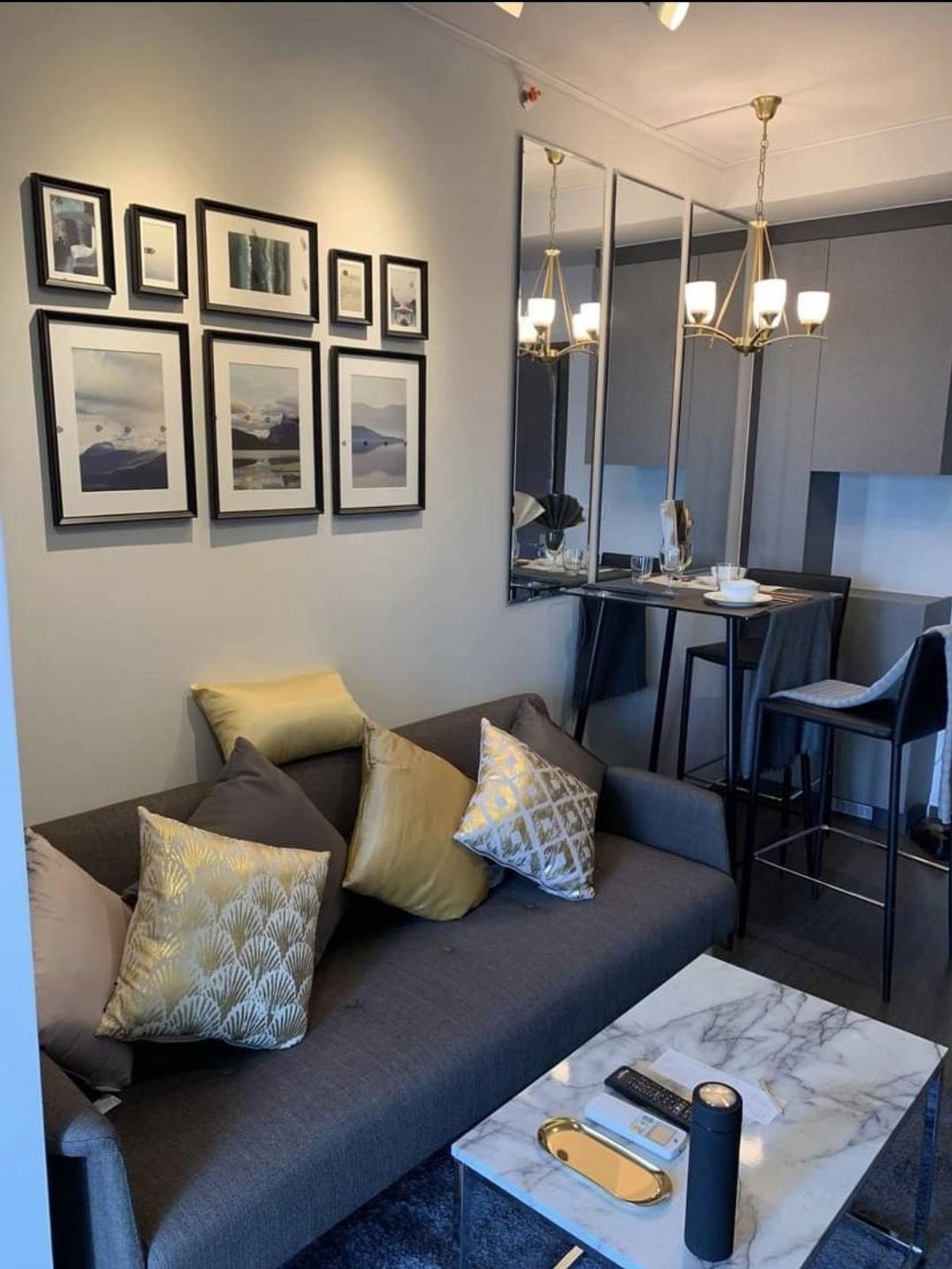 For RentCondoOnnut, Udomsuk : The built -in room is very beautiful, 1 bedroom rental, 1 bathroom, IDO Sukhumvit 93