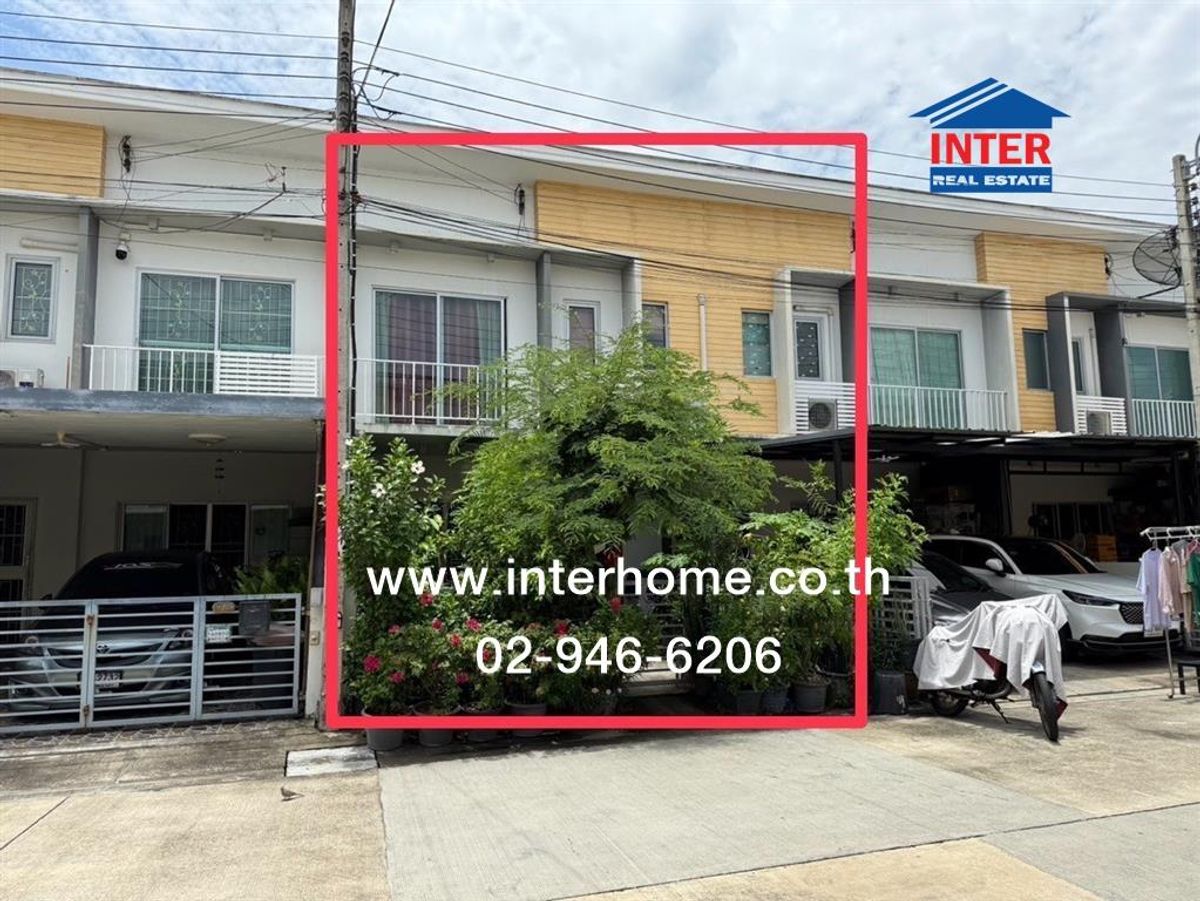 For SaleTownhomeRathburana, Suksawat : Townhouse 2 floors, 21 sq.w., The Connect Village, Suksawat 26 Phase 2, Soi Rama 2, Soi 25, Suksawat Road 26, Chom Thong District, Bangkok